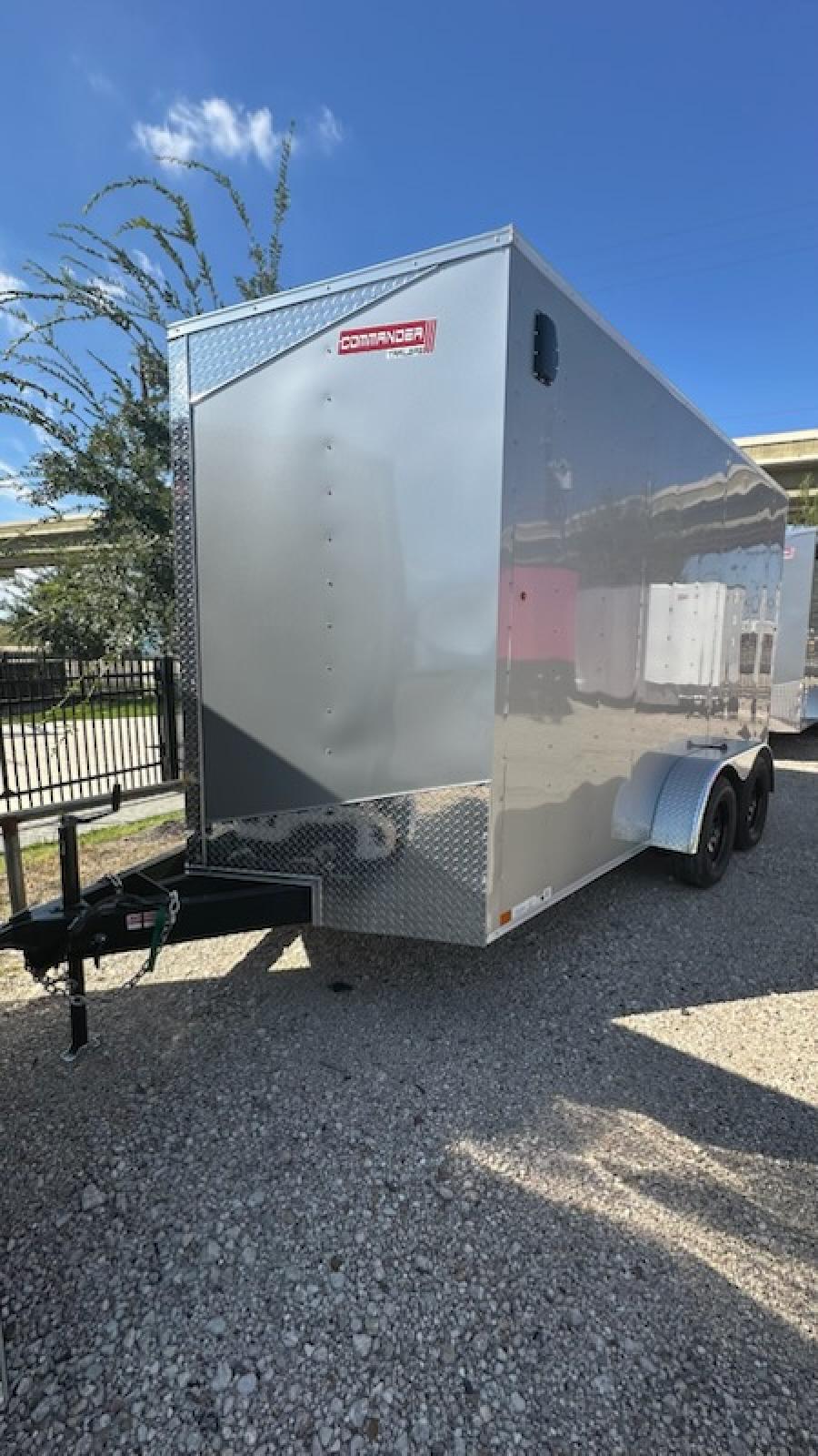 7X14 7X14 V NOSE ENCLOSED STD RAMP DOOR 7K BY CARRY ON Image 3