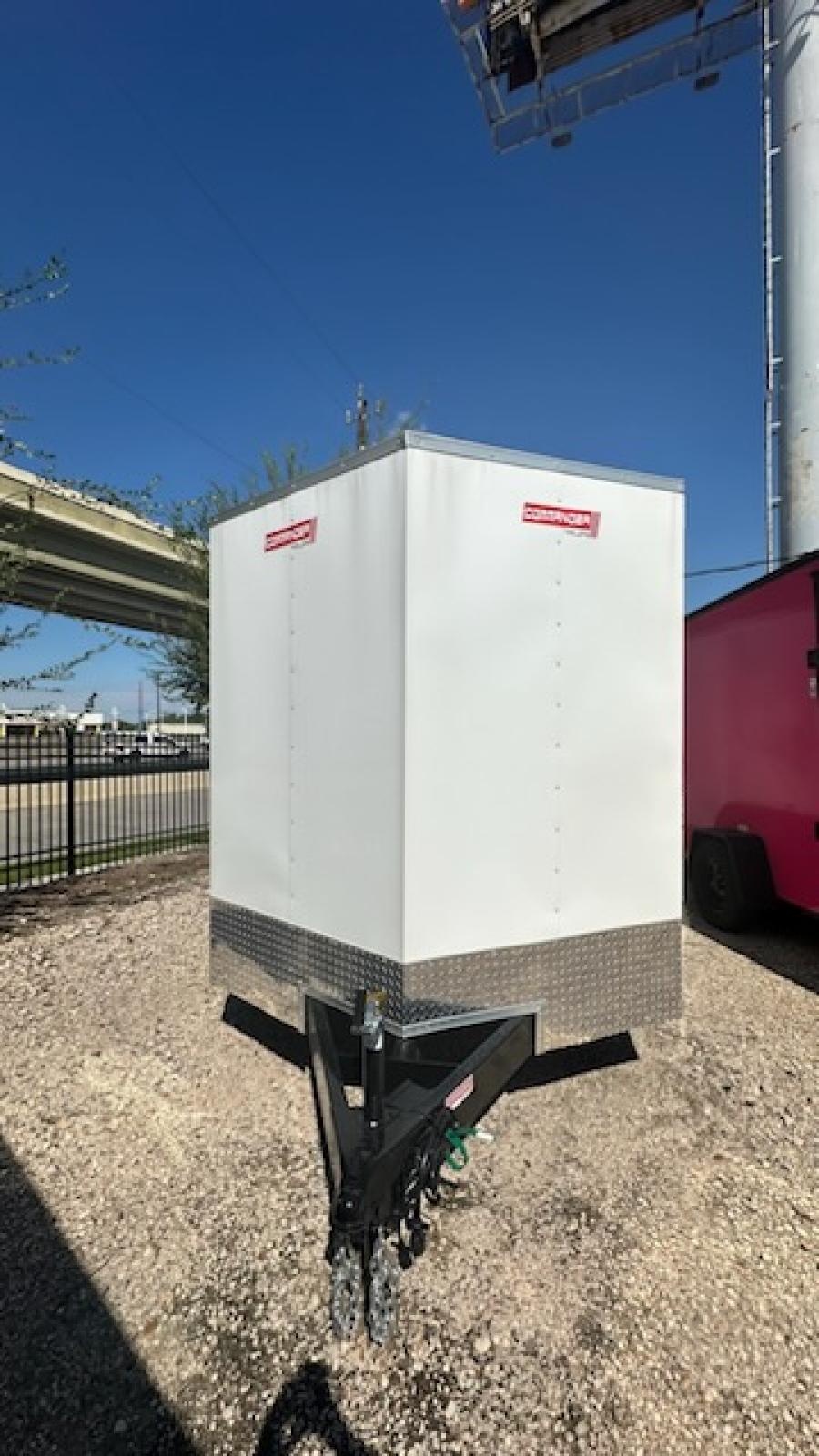 7X16 7X16 V NOSE ENCLOSED STD RAMP DOOR 7K BY CARRY ON Image 1