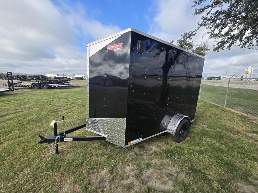 6X12 V NOSE ENCLOSED STD RAMP DOOR 7K BY CARRY ON image 0