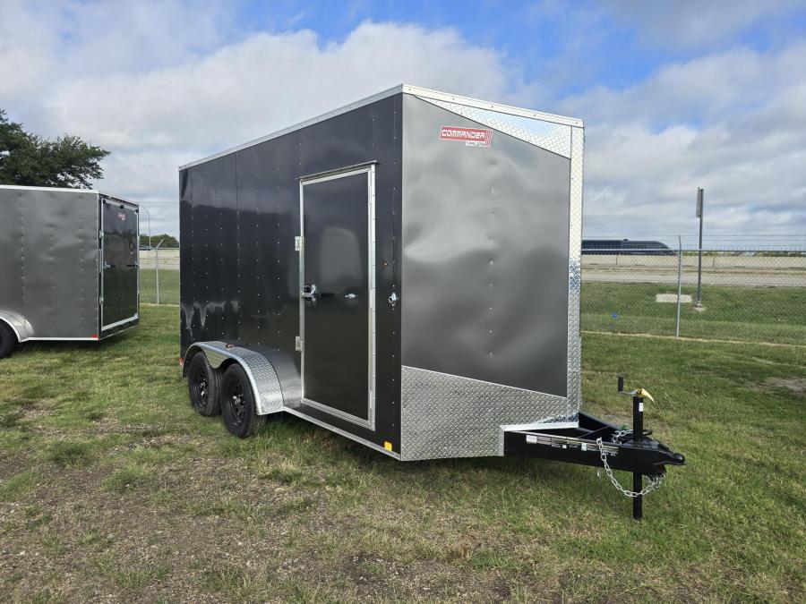 7X16 V NOSE ENCLOSED STD RAMP DOOR 7K BY CARRY ON image 0