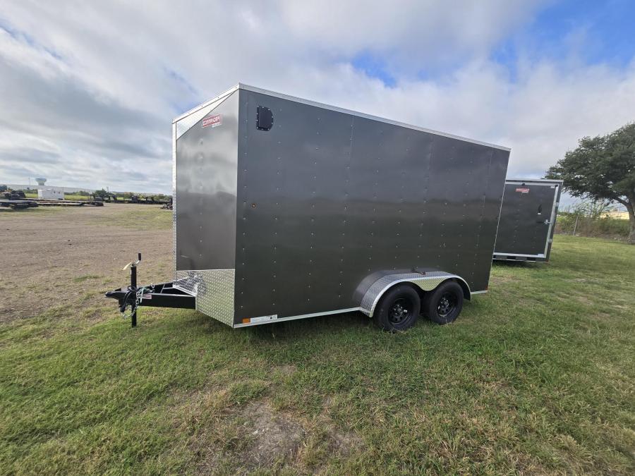 7X16 V NOSE ENCLOSED STD RAMP DOOR 7K BY CARRY ON image 1