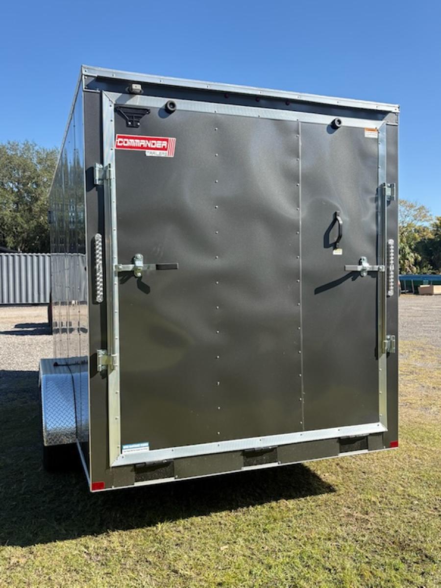 7X16 7X16 V NOSE ENCLOSED STD RAMP DOOR 7K BY CARRY ON Image 1