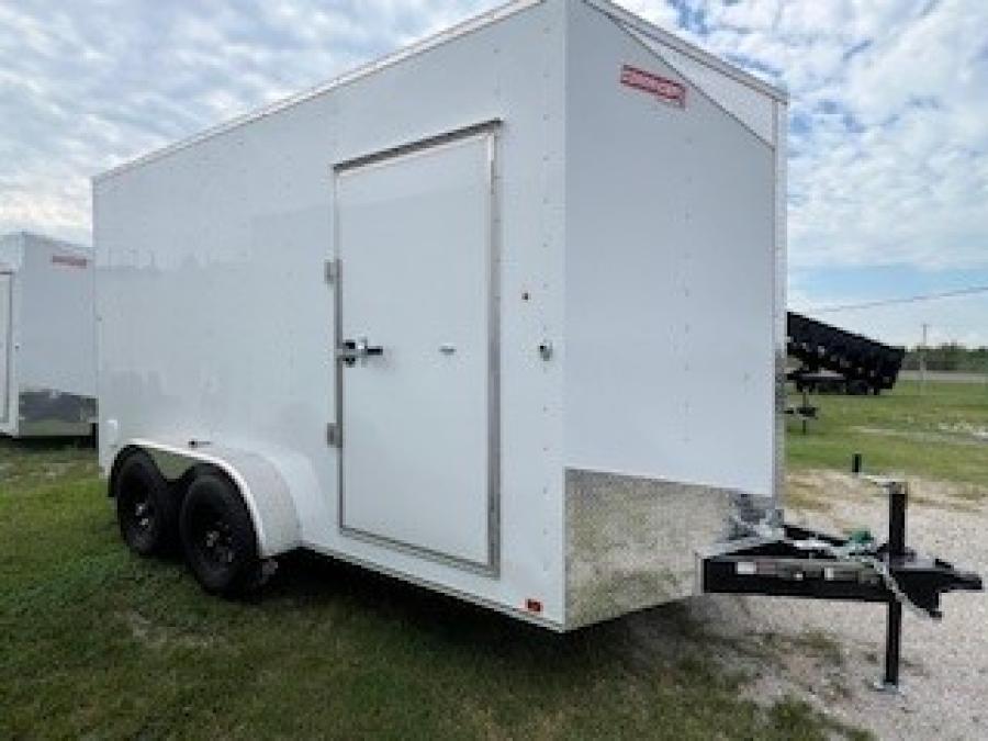 7X14 7X14 V NOSE ENCLOSED STD RAMP DOOR 7K BY CARRY ON Image 2