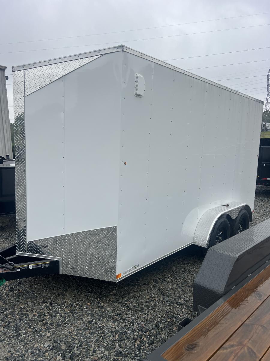 7X14 7X14 V NOSE ENCLOSED STD RAMP DOOR 7K BY CARRY ON Image 0