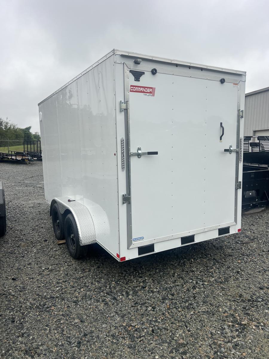 7X14 7X14 V NOSE ENCLOSED STD RAMP DOOR 7K BY CARRY ON Image 1