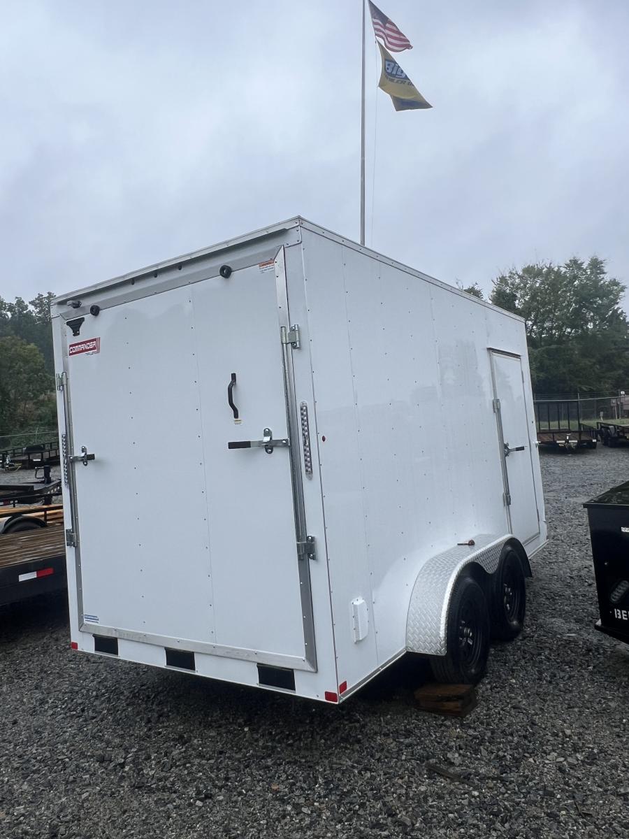 7X14 7X14 V NOSE ENCLOSED STD RAMP DOOR 7K BY CARRY ON Image 2