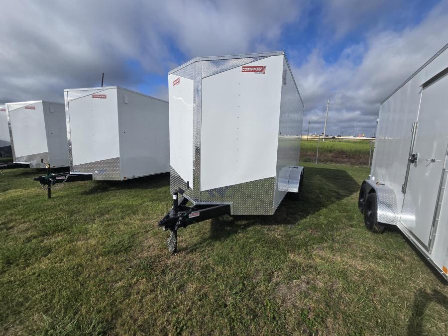 7X14 V NOSE ENCLOSED STD RAMP DOOR 7K BY CARRY ON image 0