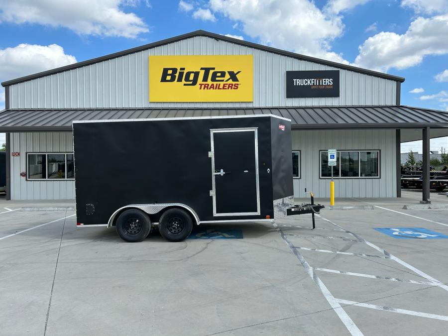 7X14 7X14 V NOSE ENCLOSED STD RAMP DOOR 7K BY CARRY ON Image 2