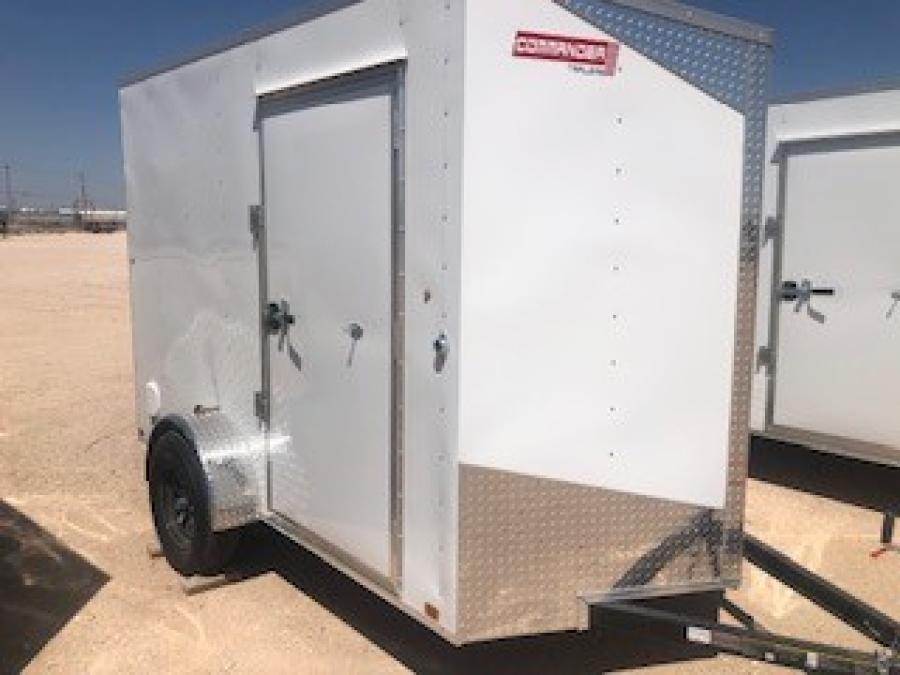 6X10 6X10 V NOSE ENCLOSED STD RAMP DOOR 3K BY CARRY ON Image 1