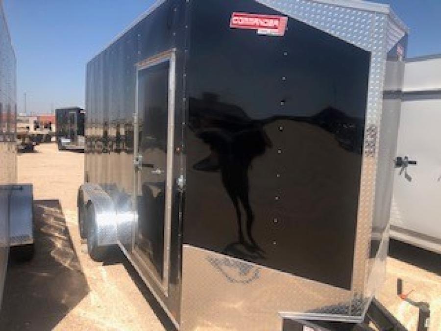 7X16 7X16 V NOSE ENCLOSED STD RAMP DOOR 7K BY CARRY ON Image 1