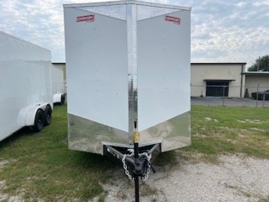 7X16 7X16 V NOSE ENCLOSED STD RAMP DOOR 7K BY CARRY ON Image 0