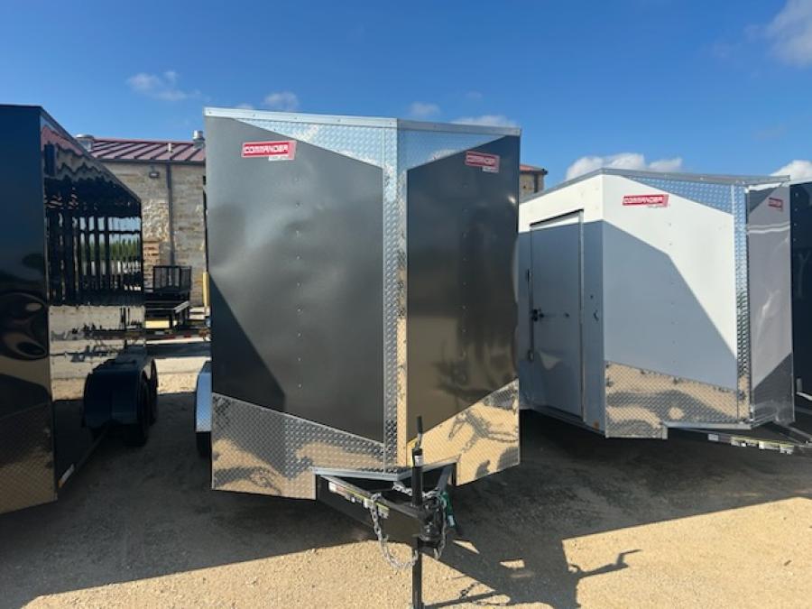 7X14 7X14 V NOSE ENCLOSED STD RAMP DOOR 7K BY CARRY ON Image 0