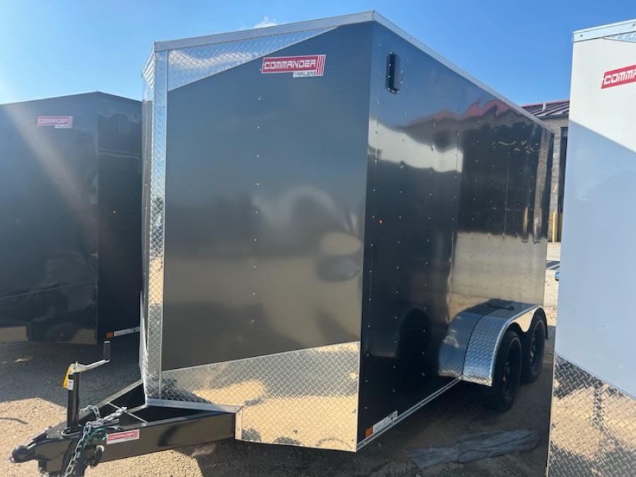 7X14 7X14 V NOSE ENCLOSED STD RAMP DOOR 7K BY CARRY ON Image 2