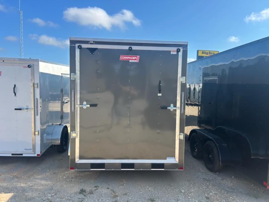 7X14 7X14 V NOSE ENCLOSED STD RAMP DOOR 7K BY CARRY ON Image 3