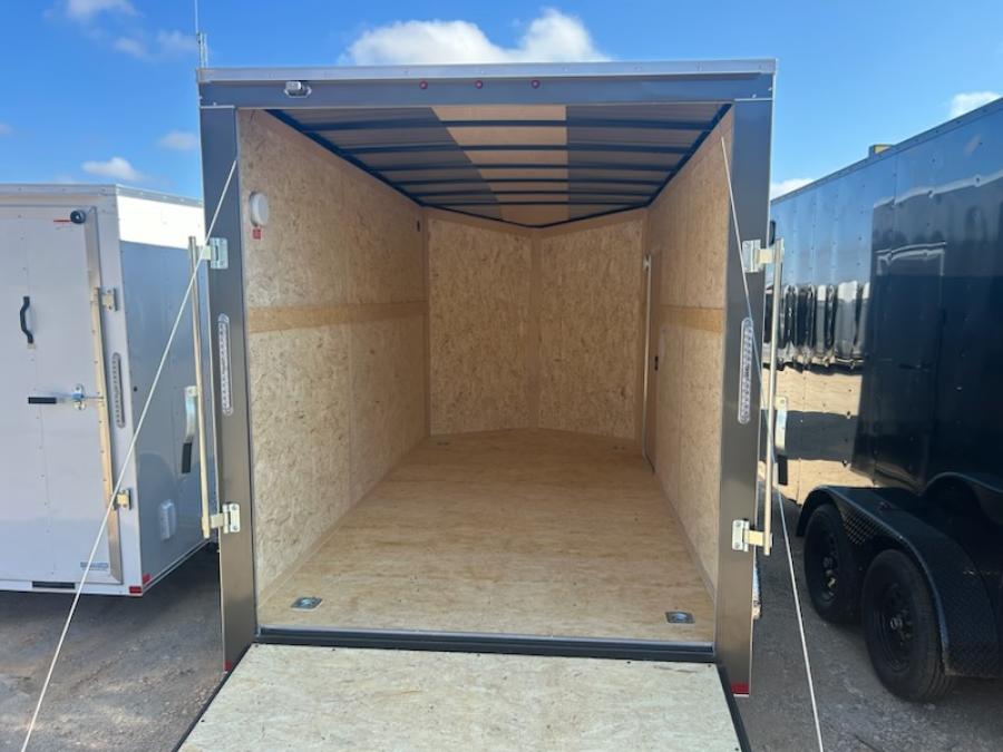 7X14 7X14 V NOSE ENCLOSED STD RAMP DOOR 7K BY CARRY ON Image 4