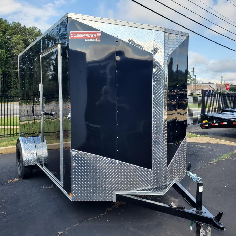 6X12 6X12 V NOSE ENCLOSED STD RAMP DOOR 7K BY CARRY ON Image 0