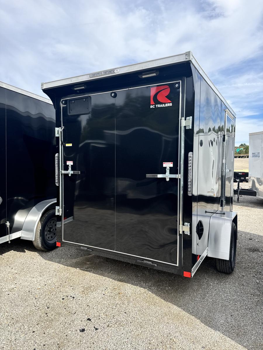 RDLX RDLX 6 x 10 SA FLAT TOP WEDG ENCLOSED TRAILER BY RC Image 2