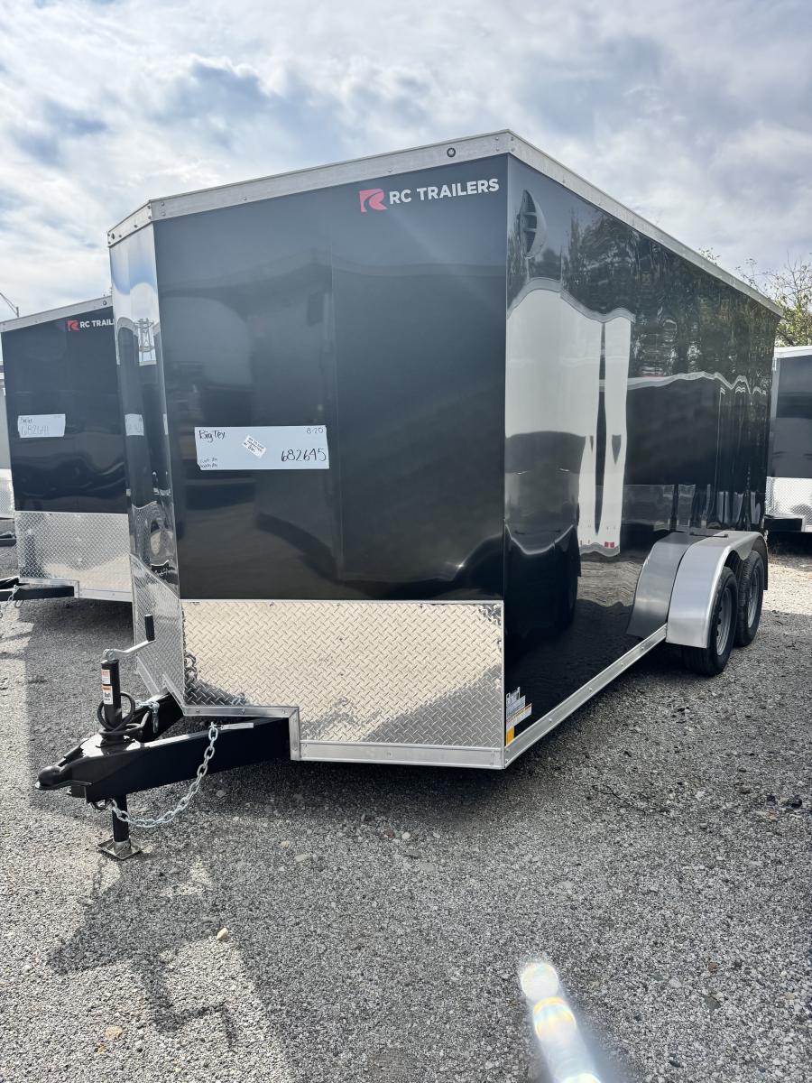 RDLX RDLX 7 x 16 TA FLAT TOP WEDG ENCLOSED TRAILER BY RC Image 0
