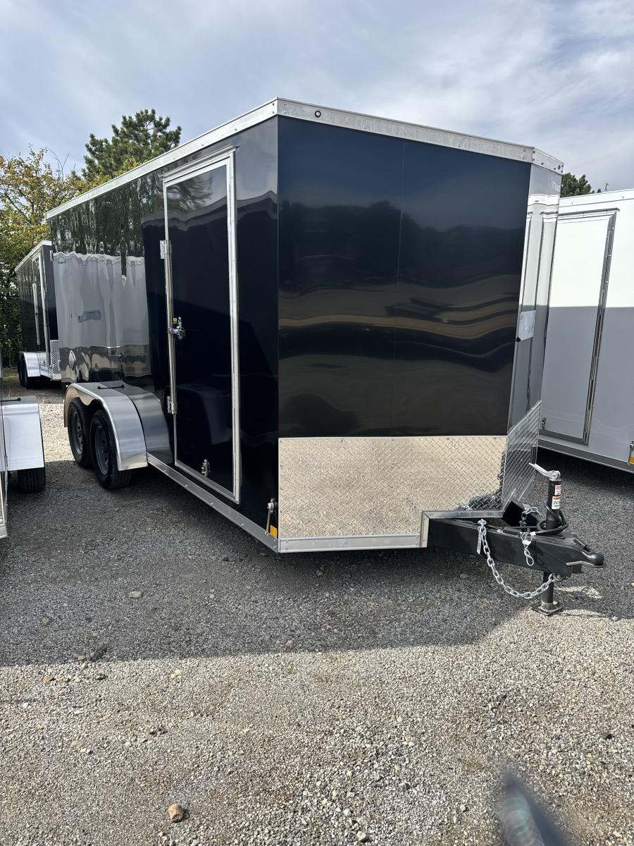 RDLX RDLX 7 x 16 TA FLAT TOP WEDG ENCLOSED TRAILER BY RC Image 1