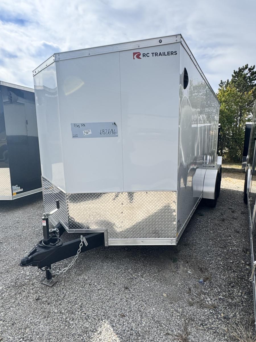 RDLX RDLX 7 x 16 TA FLAT TOP WEDG ENCLOSED TRAILER BY RC Image 0