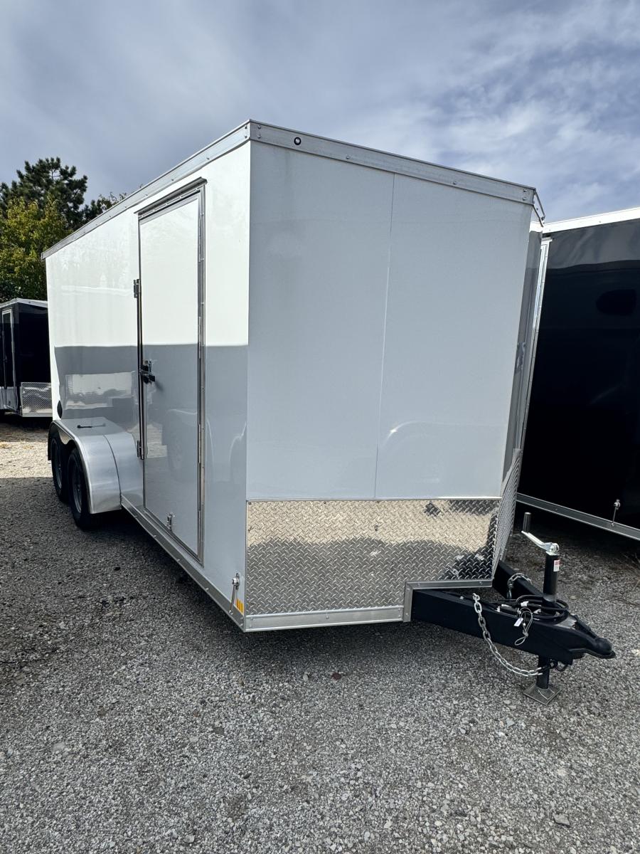 RDLX RDLX 7 x 16 TA FLAT TOP WEDG ENCLOSED TRAILER BY RC Image 1