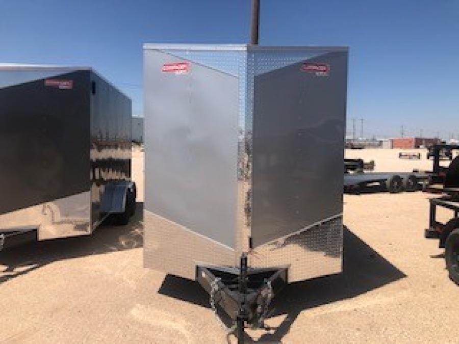 7X16 7X16 V NOSE ENCLOSED STD RAMP DOOR 7K BY CARRY ON Image 0