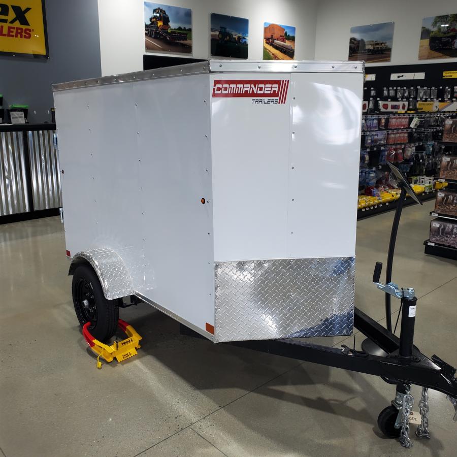 4X6C 4X6 V NOSE ENCLOSED STD RAMP DOOR 2K BY CARRY ON Image 0