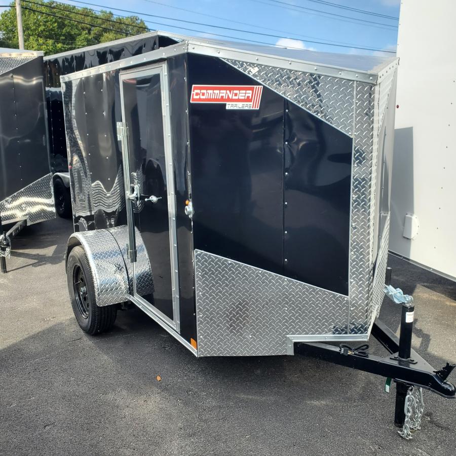 5X8C 5X8 V NOSE ENCLOSED STD RAMP DOOR 3K BY CARRY ON Image 0