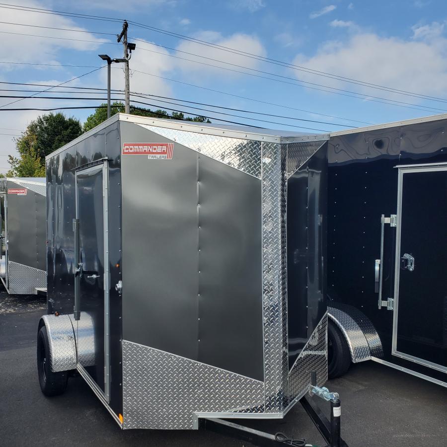 6X10 6X10 V NOSE ENCLOSED STD RAMP DOOR 3K BY CARRY ON Image 0