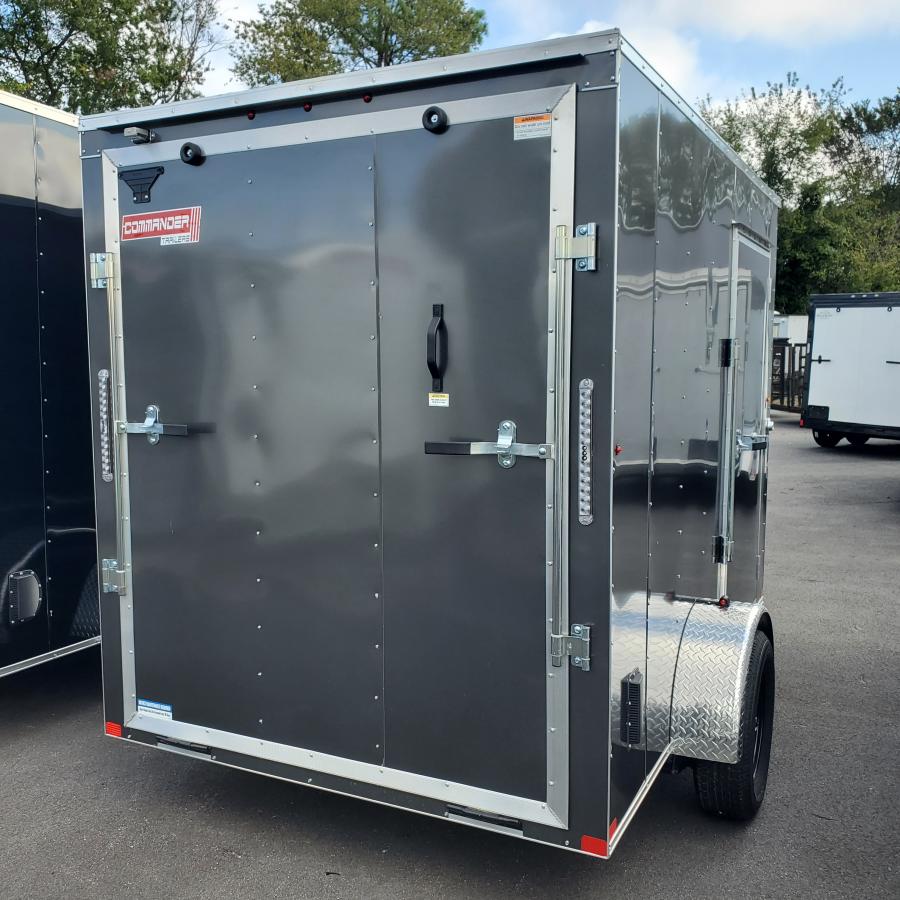 6X10 6X10 V NOSE ENCLOSED STD RAMP DOOR 3K BY CARRY ON Image 1