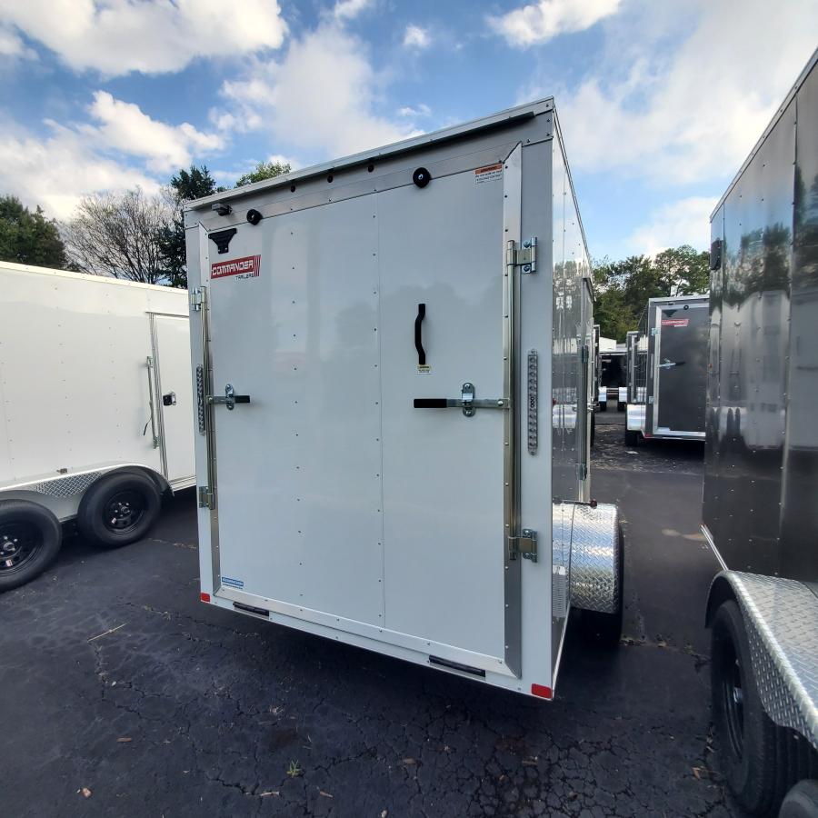 6X10 6X10 V NOSE ENCLOSED STD RAMP DOOR 3K BY CARRY ON Image 1