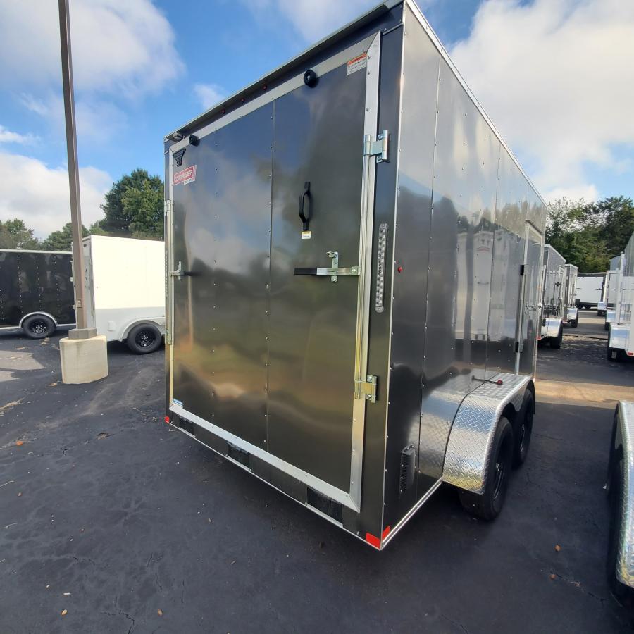 7X14 7X14 V NOSE ENCLOSED STD RAMP DOOR 7K BY CARRY ON Image 1