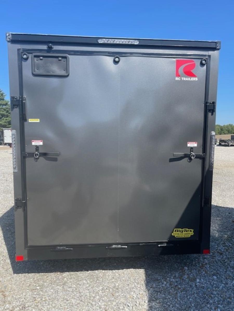 RC Trailers 7x14 Enclosed Trailer w/ Options: 7ft Interior Height, Blackout Package & Screwless Exterior Image 2