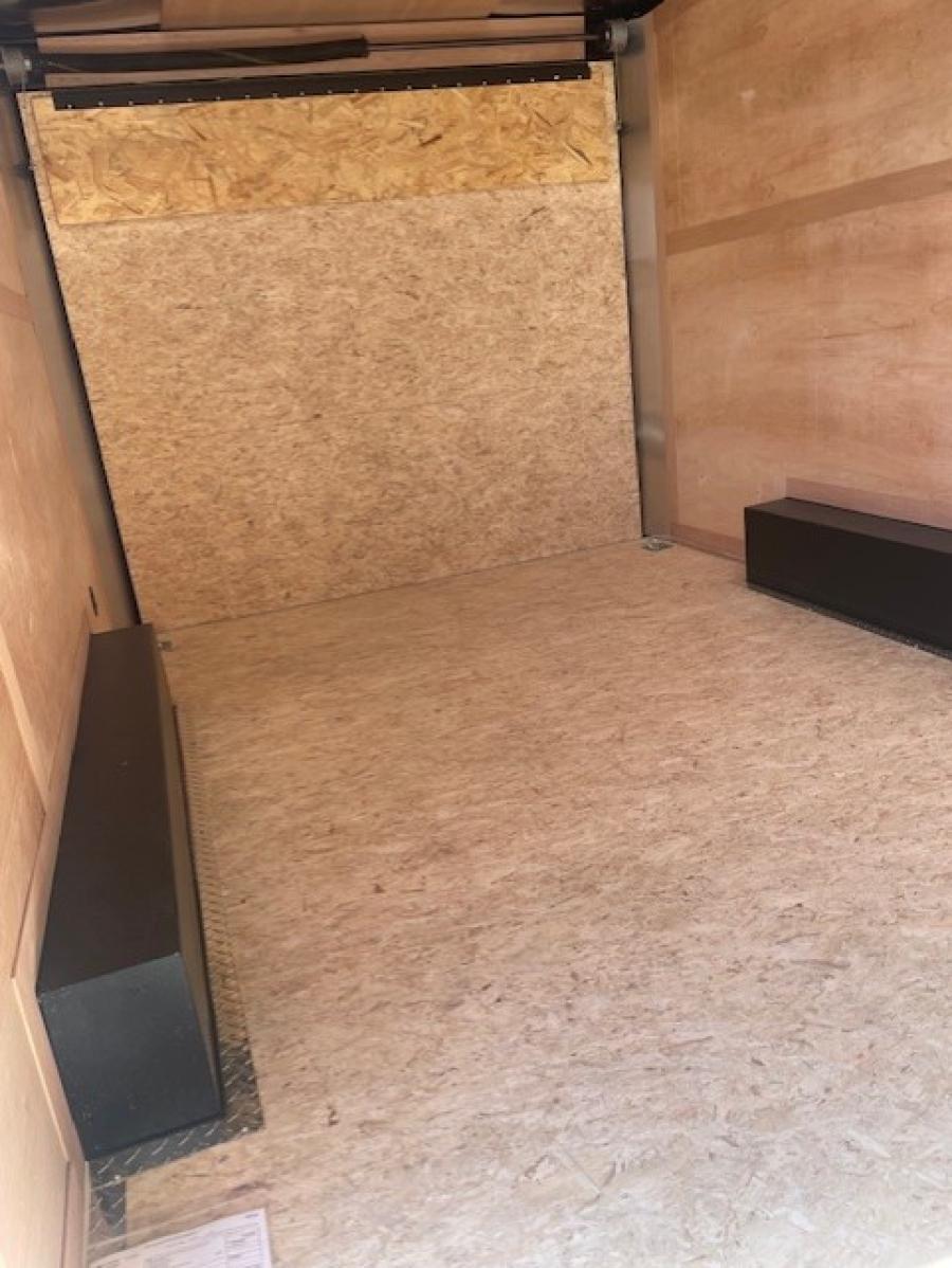 RC Trailers 8.5x16 Enclosed Trailer w/ 9,990# GVWR, 7ft Interior Height, Blackout Package, Screwless Exterior Image 4