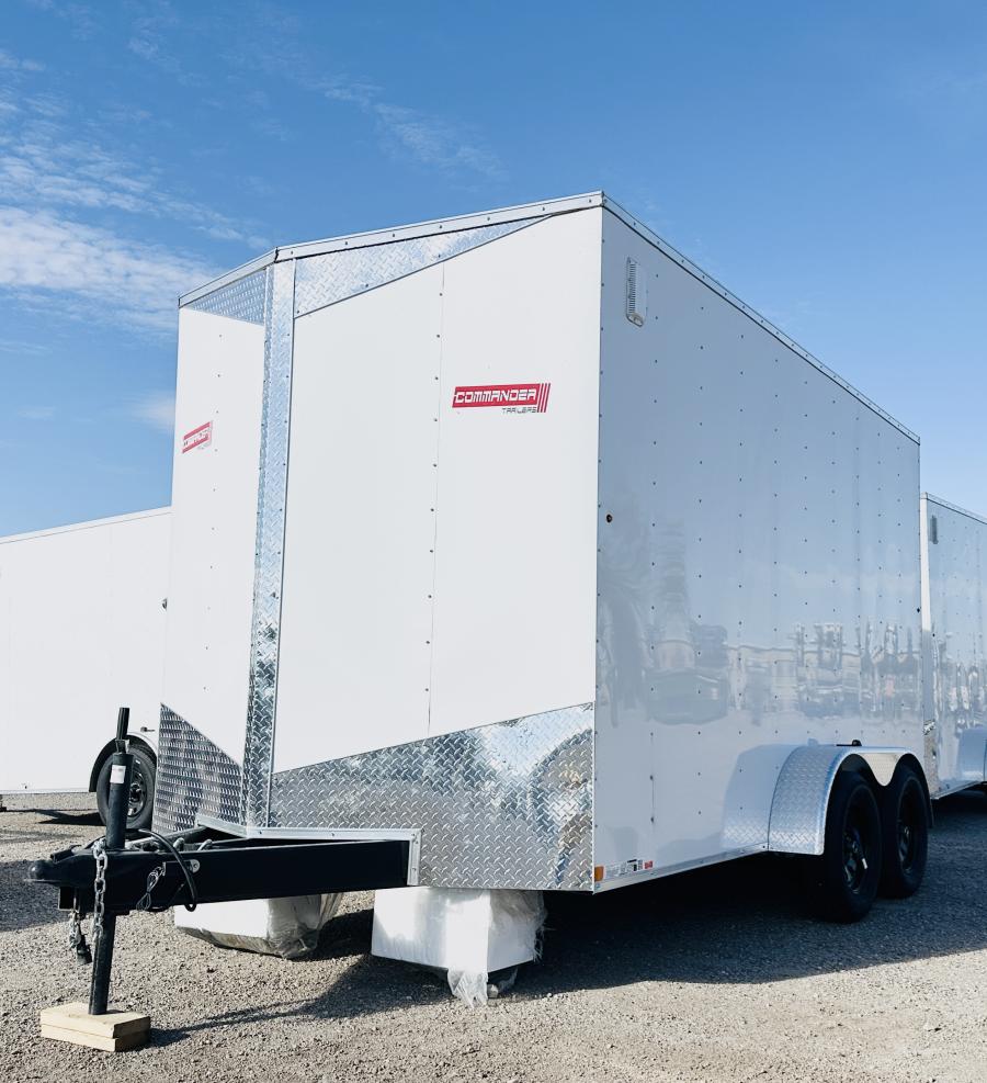 7X14 7X14 V NOSE ENCLOSED STD RAMP DOOR 7K BY CARRY ON Image 0