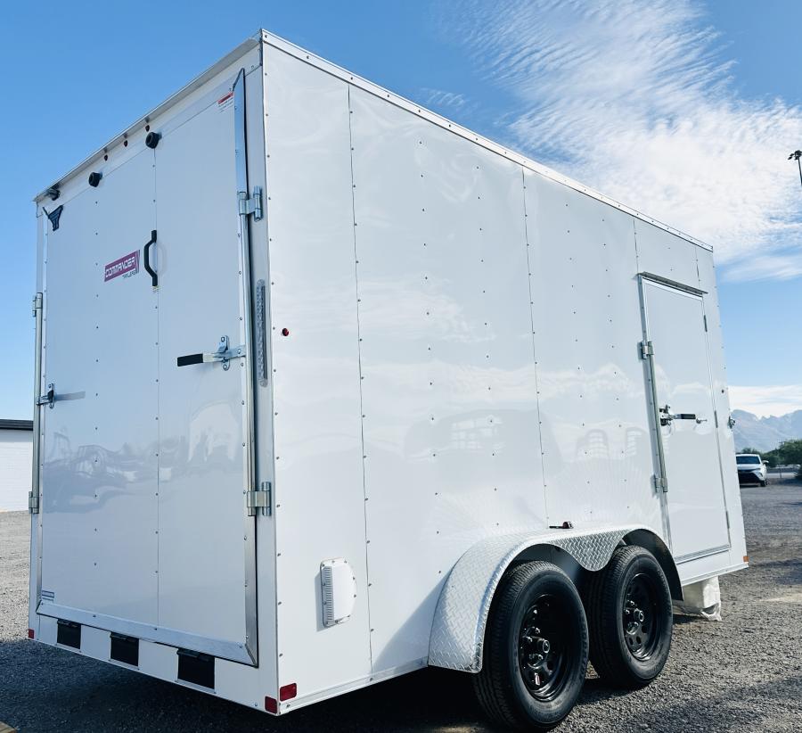 7X14 7X14 V NOSE ENCLOSED STD RAMP DOOR 7K BY CARRY ON Image 5