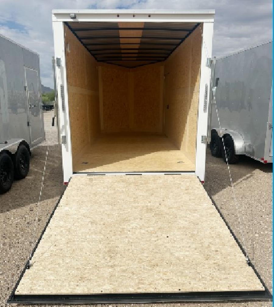 7X14 7X14 V NOSE ENCLOSED STD RAMP DOOR 7K BY CARRY ON Image 6