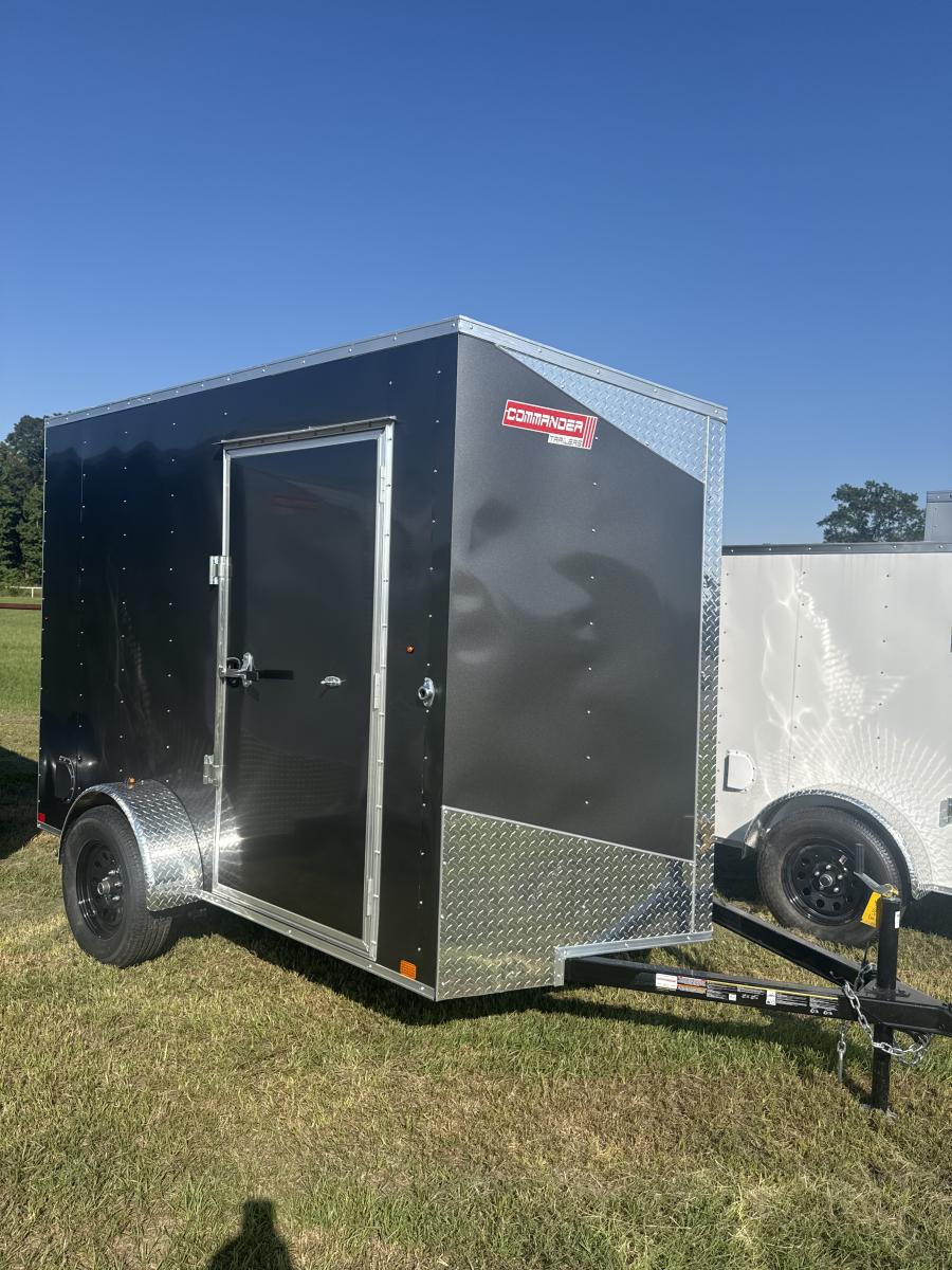 6X10 6X10 V NOSE ENCLOSED STD RAMP DOOR 3K BY CARRY ON Image 1