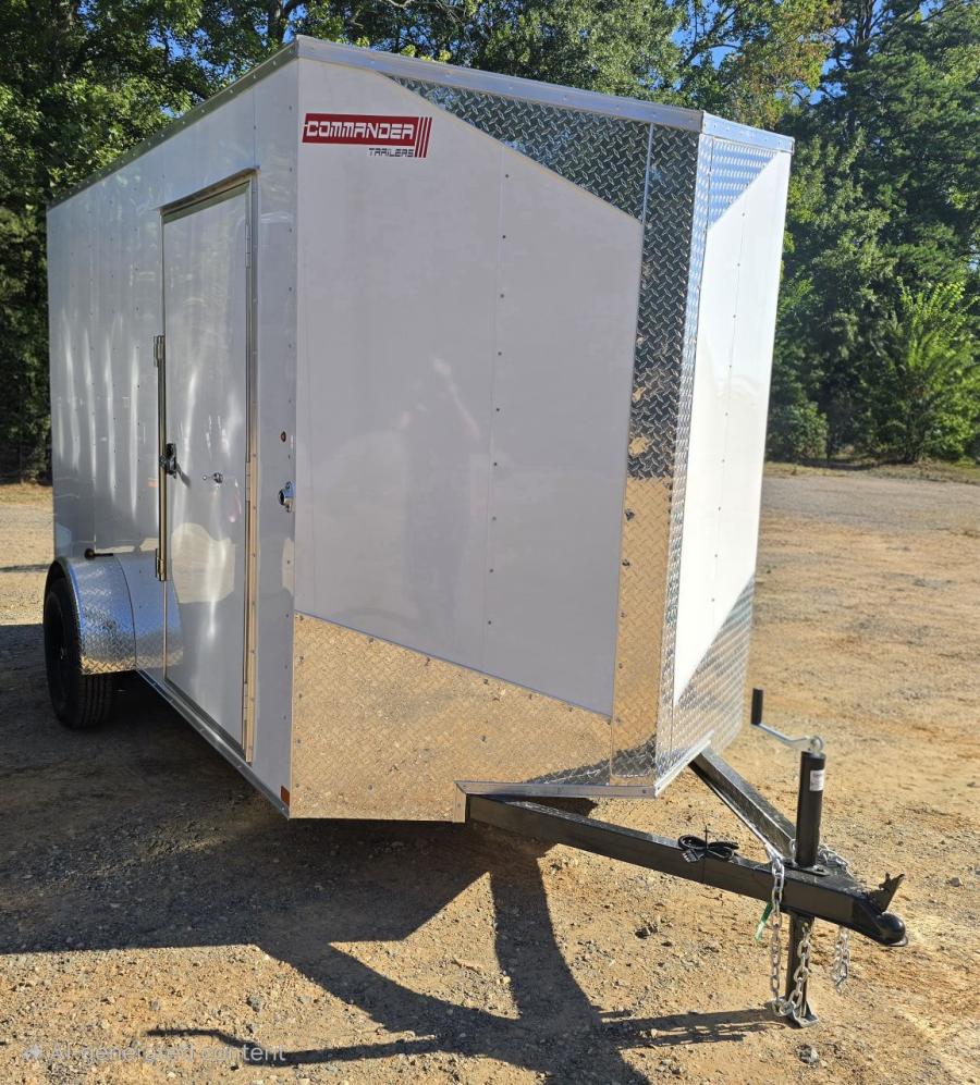 7X12 7X12 V NOSE ENCLOSED STD RAMP DOOR 3K BY CARRY ON Image 1