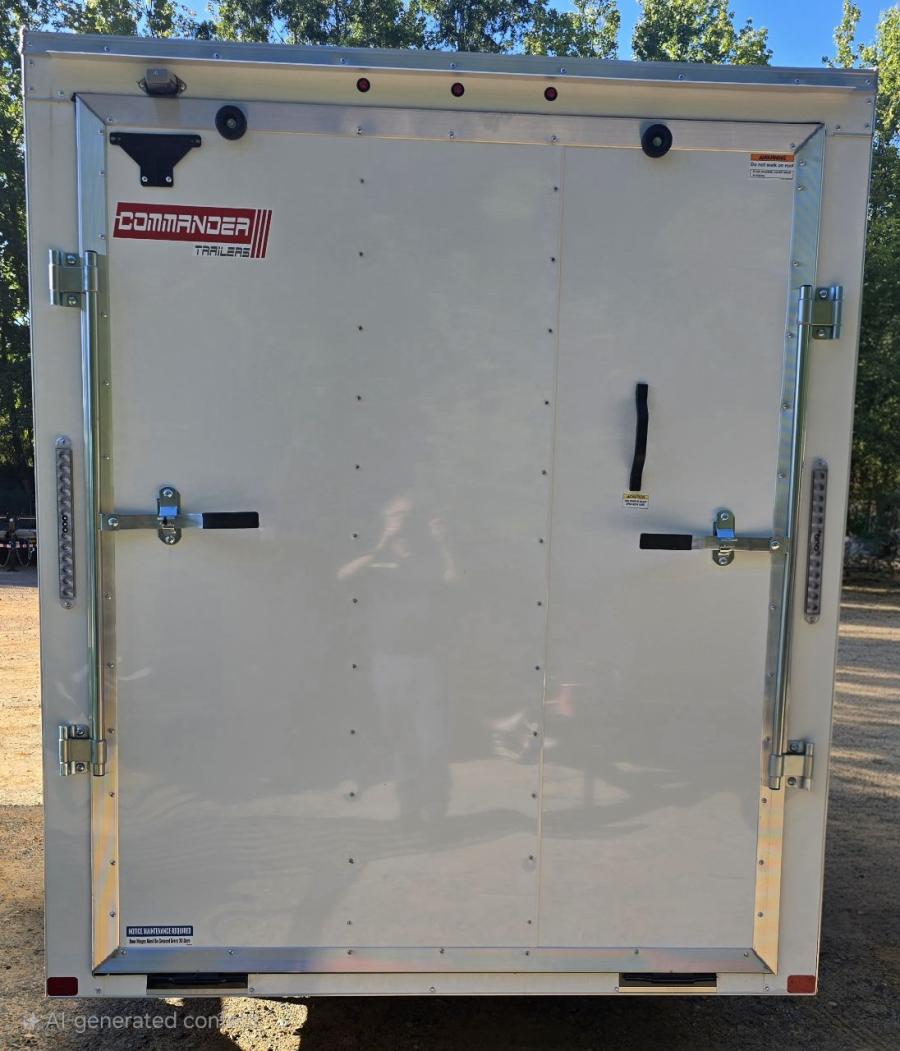 7X12 7X12 V NOSE ENCLOSED STD RAMP DOOR 3K BY CARRY ON Image 2