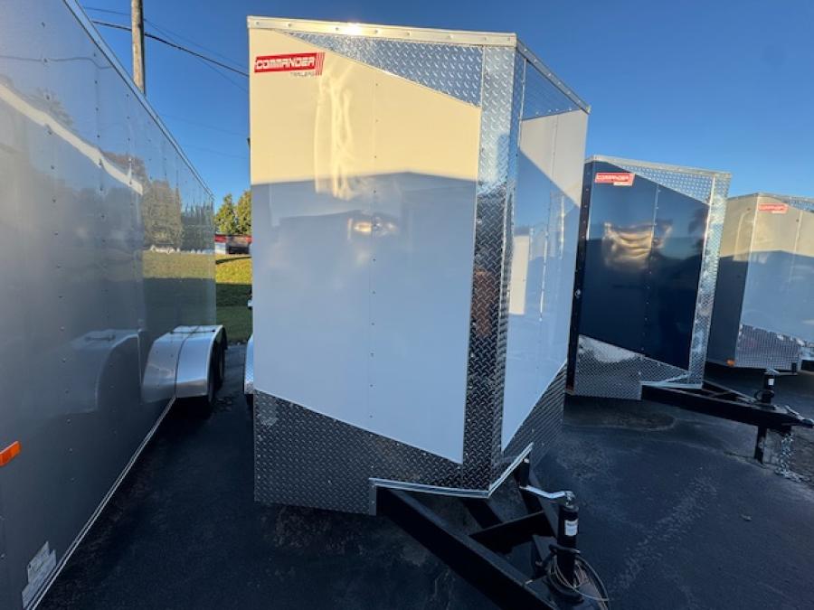 7X14 7X14 V NOSE ENCLOSED STD RAMP DOOR 7K BY CARRY ON Image 2