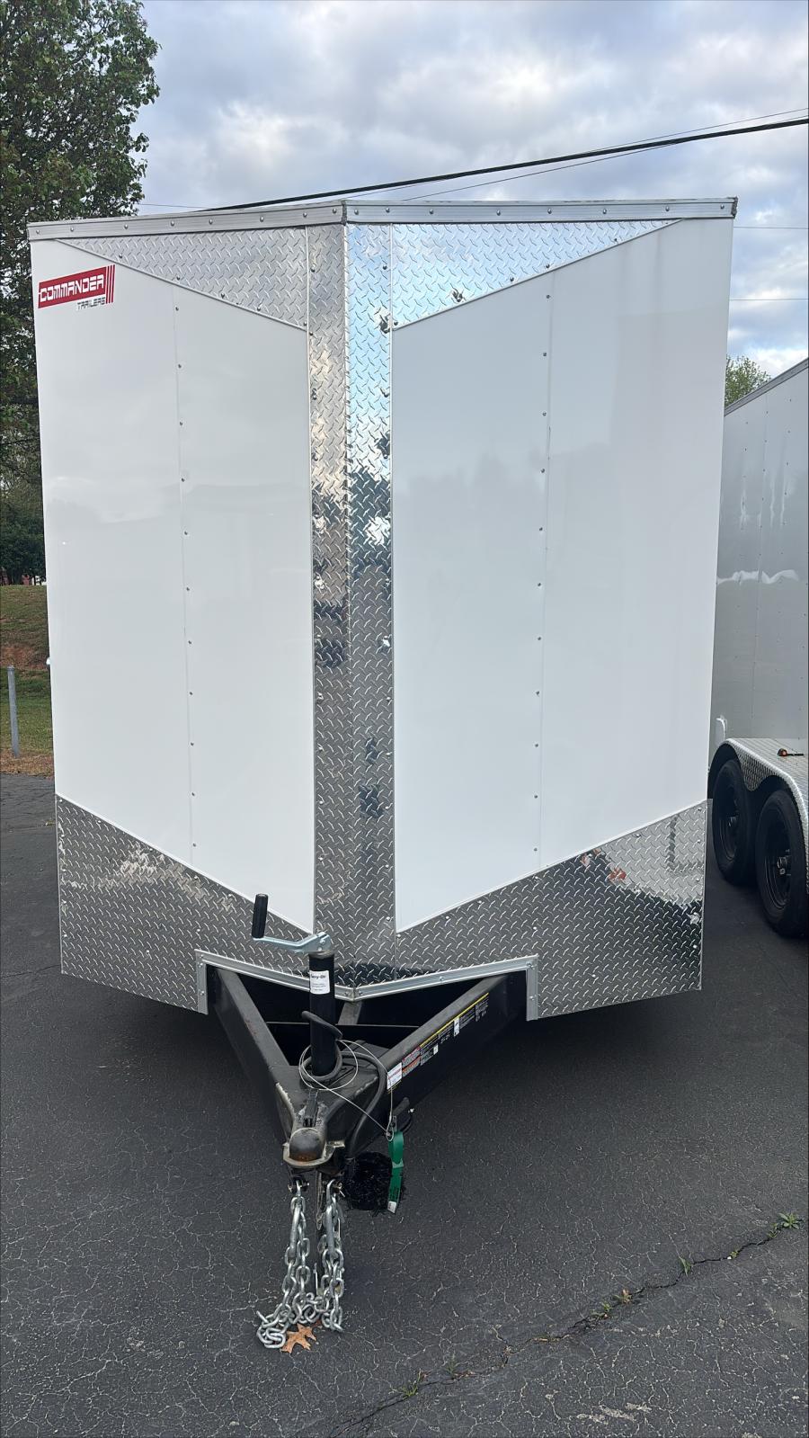 7X14 7X14 V NOSE ENCLOSED STD RAMP DOOR 7K BY CARRY ON Image 4