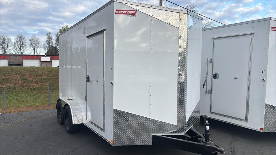 7X14 7X14 V NOSE ENCLOSED STD RAMP DOOR 7K BY CARRY ON Image 8