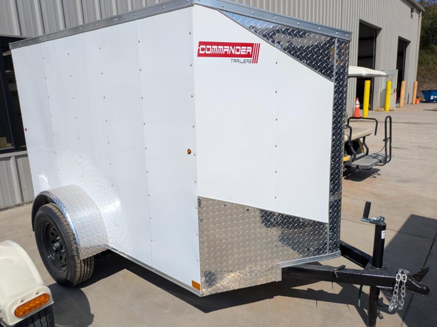 5X8C 5X8 V NOSE ENCLOSED STD RAMP DOOR 3K BY CARRY ON Image 1