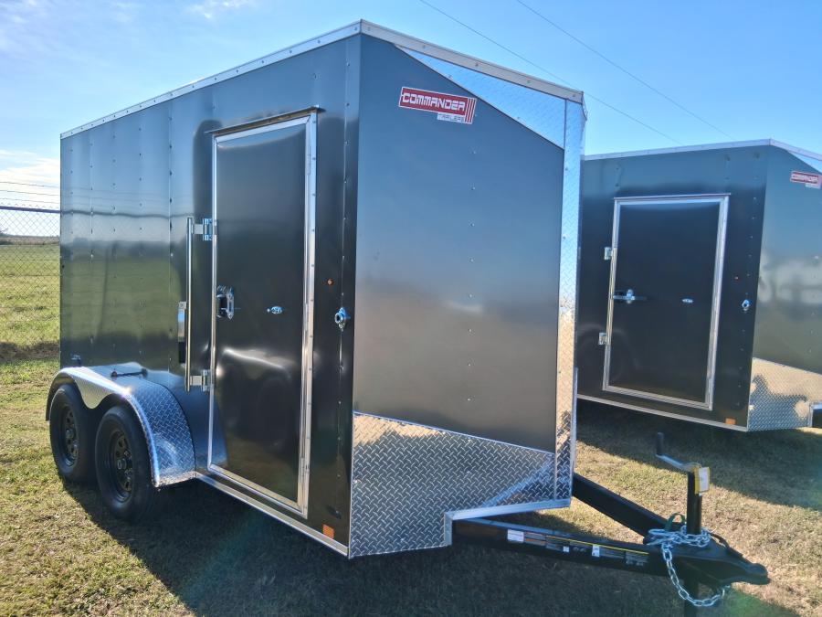 6X12 6X12 V NOSE ENCLOSED STD RAMP DOOR 7K BY CARRY ON Image 2