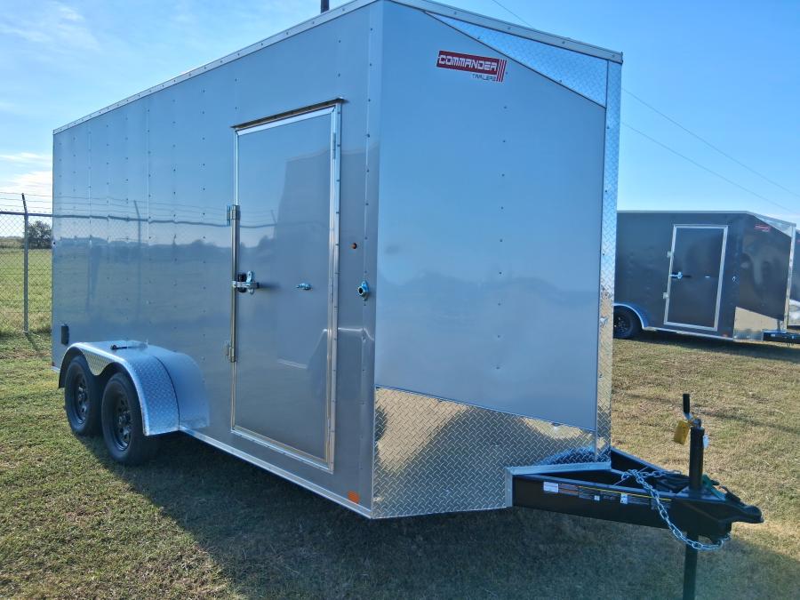 7X16 7X16 V NOSE ENCLOSED STD RAMP DOOR 7K BY CARRY ON Image 2