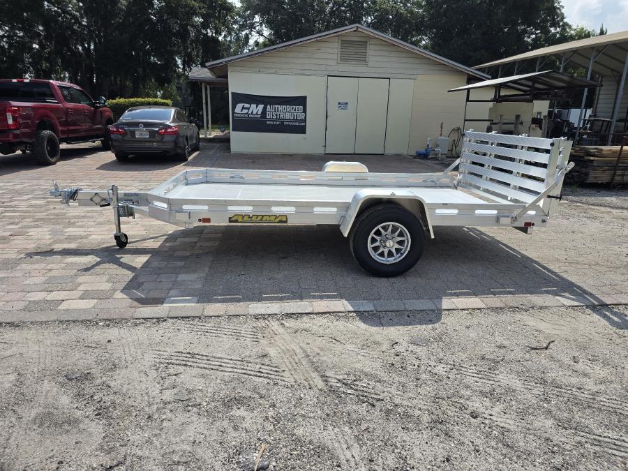 Aluma 7712 Aluma 78″ x 142″ SA Utility Trailer, Bi-Fold Tailgate Image 0