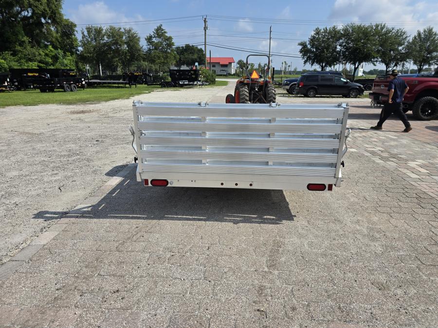 Aluma 7712 Aluma 78″ x 142″ SA Utility Trailer, Bi-Fold Tailgate Image 1