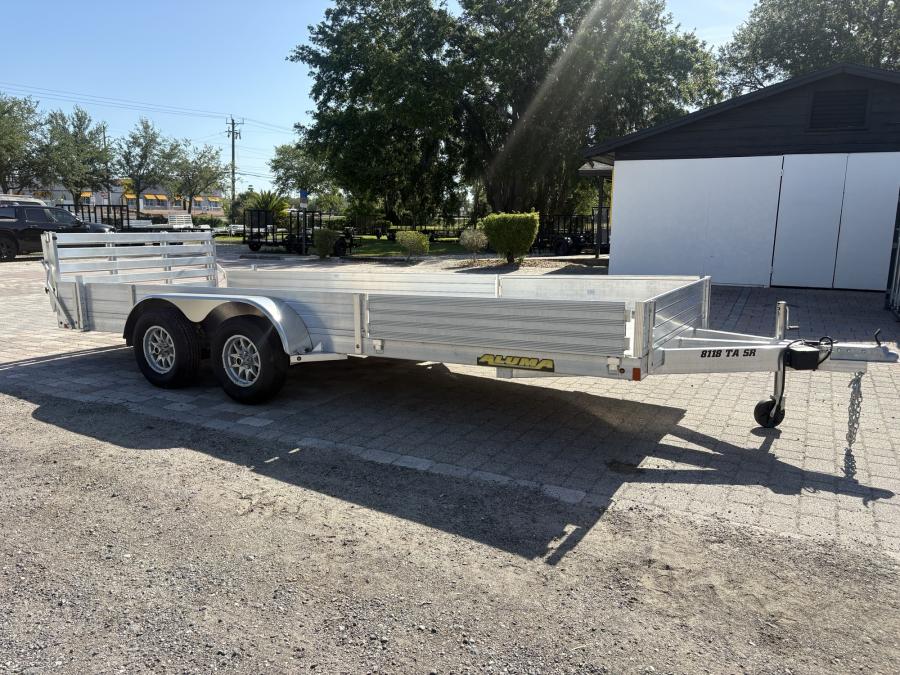 Aluma 8118 Aluma 81" x  219" TA Utility Trailer Image 0