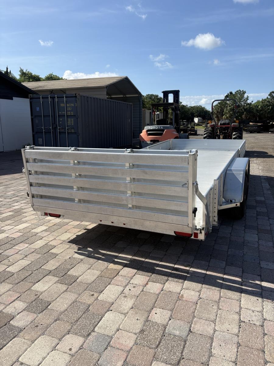 Aluma 8118 Aluma 81" x  219" TA Utility Trailer Image 1